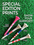 Pride Golf Tee Performance Plastic Golf Tees - Stars & Stripes - 100 Count, 3-1/4 Inch, Made in the USA