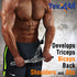 Yes4All Tricep Press Down Cable Machine Attachment Set, V-Shaped Bar, LAT Pull Down Straight Rotating Bar for Home Gym