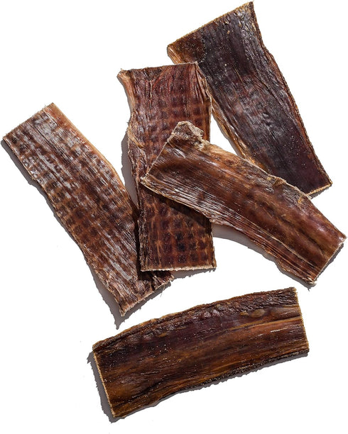 (25 Pack) 6" Jack&Pup Beef Jerky for Dogs Esophagus Dog Treats, Beef Gullet Sticks for Dogs, Long Lasting Dog Chews