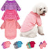 3 Pack Dog Sweater for Small Dogs, Warm Soft Pet Clothes for Winter Christmas (Pink+Purple+HotPink, X-Small)