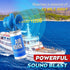 Saillong 6 Pack Marine Boat Air Horn, Loud Safety Horns for Emergency Use in Marine Boating Events