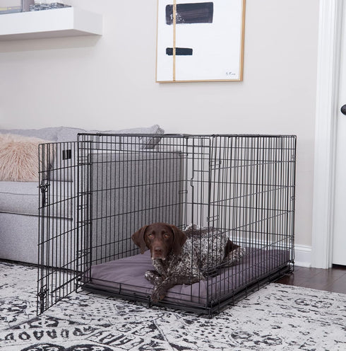 Happy Hounds Cooper Deluxe Reversible Crate Pad - Large - Gray
