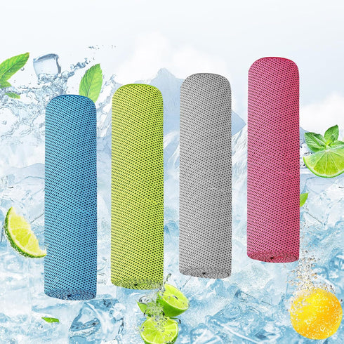 out40''x12'' Cooling Towels for Neck/Face Ice Towel Cooling Neck Wraps for Hot Weather Sweat Towels Microfiber Chilly