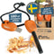 Light My Fire Flint Fire Starter, Ferro Rod Survival Tool, Fire Steel Bushcraft Gear, 2-in-1 Fire Starters for