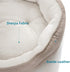 Bedsure Dog Beds for Small Dogs, Round Cat Beds for Indoor Cats, Washable Pet Bed with Slip-Resistant Bottom, 20