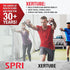 SPRI Resistance Bands with Handles - Exercise Resistance Tube Bands for Strength Training Fitness by SPRI
