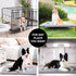 Dog Beds for Small, Medium, Large Dogs, Soft Warm Plush Crate Pad Mat, Anti-Slip Washable Thin Kennel Pad