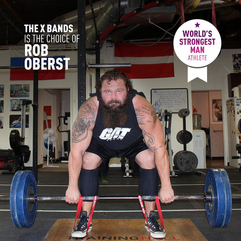 The X Bands Dead Bands - Premium Weightlifting Resistance Loop Band for Strength Workout, 150/250 lbs Sets