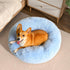 WESTERN HOME WH Calming Dog Bed & Cat Bed, Anti-Anxiety Cozy Soft Round Bed for Small Medium Dogs and Cats