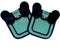 DOWN UNDER OUTDOORS 2 Pack Small Chicken Saddles for Bantams and Young