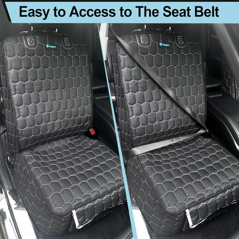 600D Meginc Front Seat Covers for Cars,Waterproof Car Seat Protector with Side Flaps Fabric Front Seat Dog Cover