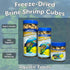Aquatic Foods Inc. 1.3oz Brine Shrimp, Freeze Dried Floating Brine Cubes for Cichlids, Discus, Goldfish, Bettas, Angel