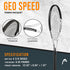 HEAD Geo Speed Adult Tennis Racket - Pre-Strung Light Balance 27.5 Inch Racquet