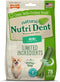 Nylabone Nutri Dent Dog Dental Treats - Fresh Breath Flavor, Mini (78 Count), Natural Teeth Cleaning Treats