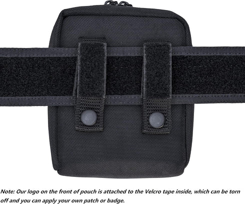 Dotacty 6.1" Compact Utility Gadget Pouch Tactical MOLLE Nylon Duty Belt Pouches for Police Law Enforcement Work EDC