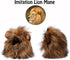 Onmygogo Lion Mane Wig for Cats, Funny Pet Cat Costumes for Halloween Christmas, Furry Pet Clothing Accessories, Size
