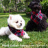 Adjustable Plaid Dog Bandanas, 1PC Soft Washable Cotton Triangle Bib for Small Medium Large Dogs and Cats