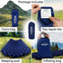 POWERLIX Ultralight Sleeping Pad for Camping - Compact Lightweight Airpad with Inflating Bag, Carry Bag, Repair Kit