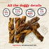Natural Farm Braided Collagen Chews for Dogs (6 Inch, 10 Pack), Odor-Free, Rawhide Alternative