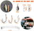 Saltwater Fishing Tackle Kit - Surf Fishing Gear Set Includes Lures, Bait Rigs, Swivel, Hooks, Sinkers Weights, Wire