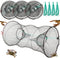 Zopeal 4 Pack Fishing Bait Trap Crab Trap Minnow Trap Crawfish Trap
