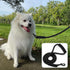 Mile High Life Dog Leash, Comfortable Padded Handle, Black Nylon Rope Heavy Duty 6 Feet Leash