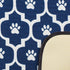 Bone Dry Ultra Absorbent Pet Mat, Machine Washable, 12x18, Nautical Blue/Off-White Lattice