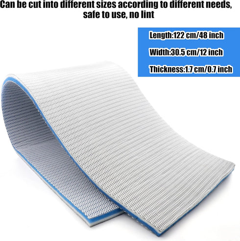 48x12 inch Fish Tank Filters, Cut Filter Pad, 8-Layer Fish Filter Floss, Aquarium Filter Media for Fish Tank and Pond