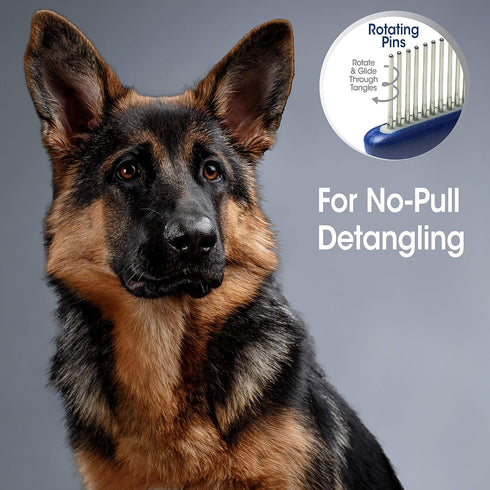 Four Paws Magic Coat Professional Series Rotating Pin Comb for Dogs