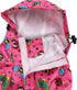 Small Pet Cat Dog Raincoat Hoodie Coat, Waterproof Rain Jacket Rainwear (XS: Length - 10", Pink)
