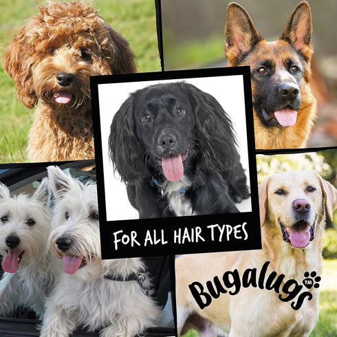 Dog Shampoo by Bugalugs, Lavender & Chamomile 4 in 1 Grooming Shampoo for Smelly Dogs, Vegan