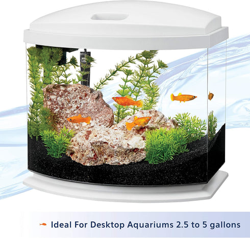 Aqueon Mini Flat Heater – Submersible Small Aquarium Heater for up to 5 Gallon Aquariums, 10 Watts