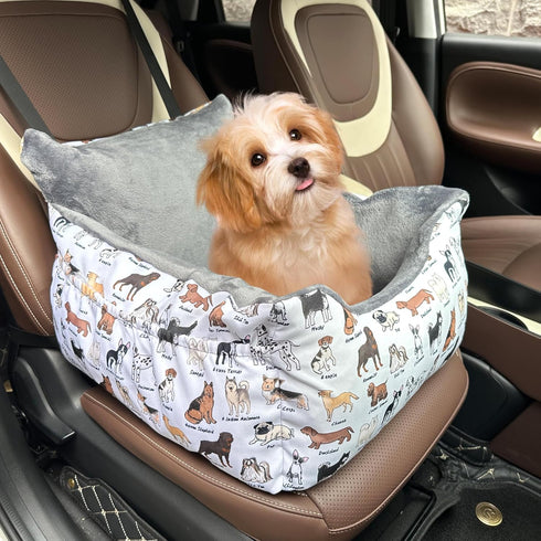 DDPODNQAK Dog Car Seats for Small Medium Sized Dogs Carseat for Car Funny