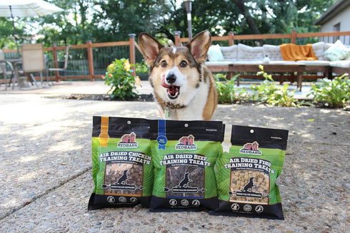 8 oz Redbarn Pet Products All-Natural Air Dried Beef Training Treats for Puppies & Dogs Grain-Free Single Protein