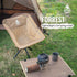 Set Backpacking, 330 lbs ONETIGRIS Forrest Camping Chair, Up in Seconds, Lightweight Folding Chair for Hiking, Beach