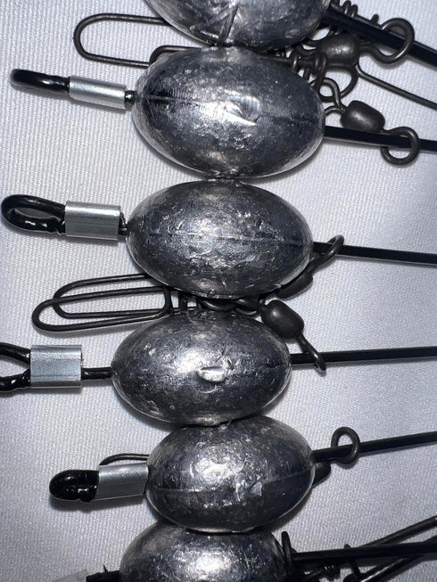 Gerber Decoy Rigs 6oz (12 Pack) Coated PVC Cable Texas Decoy Rigs Egg Sinker