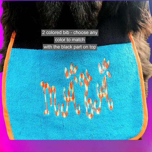 Personalize & Protect: Stylish Dog Bibs | Bandanas with Custom Embroidery, Waterproof Backing, and Comfortable Wear