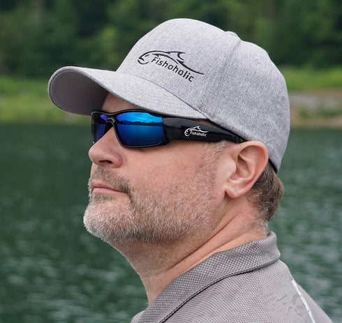 Fishoholic Polarized Fishing Sunglasses UV400 with Hard Case & Pouch (14 Options)