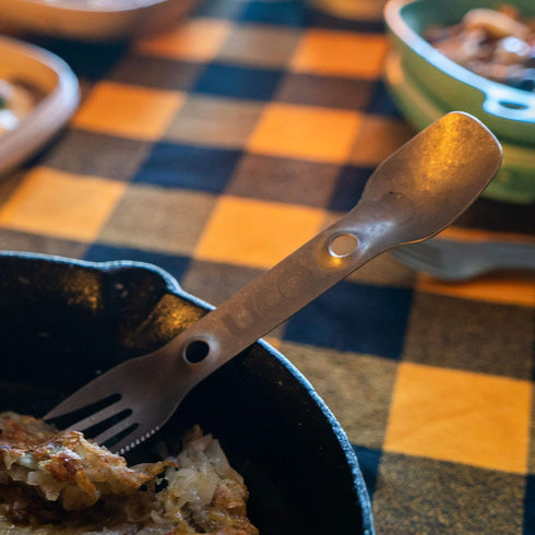 UCO 3-In-1 Titanium Spork Camping Utensil