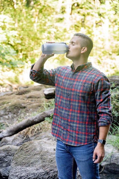 Pacific Bay Portable Automatic Pump, Emergency Drinking Water Survival Gadget for Camping and Hiking Supplies