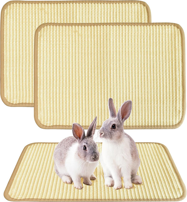 Rabbit Toys & Bunny Mat, Natural Sisal Nesting Pad Scratching Pad for