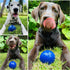 SuperChewy Tough Dog Ball Toy, Strong Natural Rubber, Great Fetch and Chew Toy for Aggressive Chewers