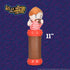 Willy Wonka for Pets Augustus Gloop Plush Toy in Textured Tube | Squeaky Dog Toys, Luxury Pet Plush