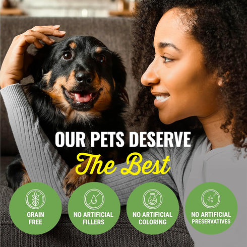 etta says! Deluxe Chews for Dogs – Variety Pack of Lamb, Chicken & Turkey Treats – Grain-Free, Made in USA (12 Count)