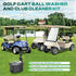 G29, 603836 DRIVE UP Golf Cart Ball Washer and Club Cleaner Kit, Golf Ball Cleaner and Golf Club Washer, Suitable