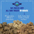 8oz Shepherd Boy Farms Freeze Dried Dog and Cat Treats, Beef Heart, All Natural Single Ingredient Freeze-Dried Dog