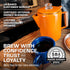 Bozeman [9 COLETTI Orange Percolator Coffee Pot Camping Coffee Makers Campings Favorite Percolator NO Aluminum