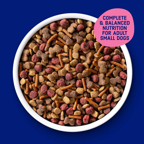 3.5 lb. 4 Count Kibbles 'n Bits Mini Bits Small Breed Dry Dog Food, Savory Beef & Chicken Flavors for Adult Dogs, Bag