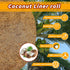 Hamiledyi Reptile Carpet Coconut Fiber Substrate, 118x15.7in Natural Coco Fiber Bedding for Lizard Cage