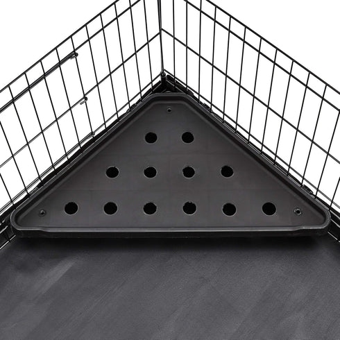 Set, 47.6"L 24.2"W 14"H, Amazon Basics Leakproof Canvas Bottom Guinea Pig Cage, Easy to Clean Small Animal Habitat